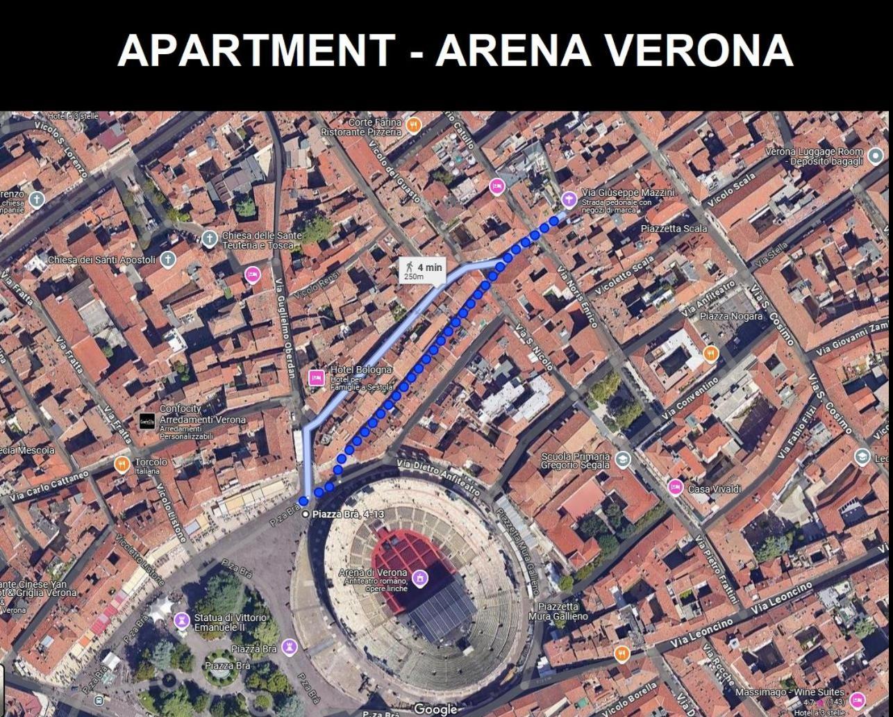 Arena Suite Mazzini Verona Centro Экстерьер фото